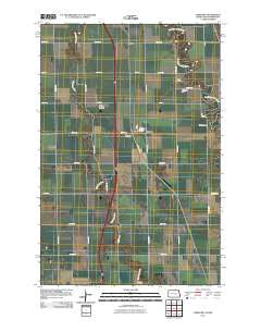 Christine North Dakota Historical topographic map, 1:24000 scale, 7.5 X 7.5 Minute, Year 2011