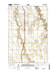 Christine North Dakota Current topographic map, 1:24000 scale, 7.5 X 7.5 Minute, Year 2014