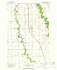 Christine North Dakota Historical topographic map, 1:24000 scale, 7.5 X 7.5 Minute, Year 1959