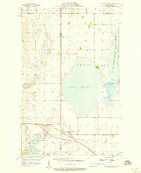 Churchs Ferry North Dakota Historical topographic map, 1:24000 scale, 7.5 X 7.5 Minute, Year 1957