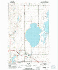 Churchs Ferry North Dakota Historical topographic map, 1:24000 scale, 7.5 X 7.5 Minute, Year 1994