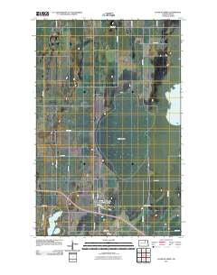 Churchs Ferry North Dakota Historical topographic map, 1:24000 scale, 7.5 X 7.5 Minute, Year 2011