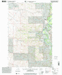Cinnamon Creek North Dakota Historical topographic map, 1:24000 scale, 7.5 X 7.5 Minute, Year 1997