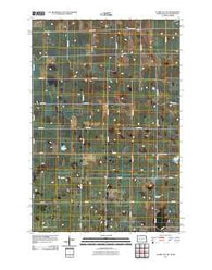 Claire City NE North Dakota Historical topographic map, 1:24000 scale, 7.5 X 7.5 Minute, Year 2011