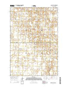 Claire City NE North Dakota Current topographic map, 1:24000 scale, 7.5 X 7.5 Minute, Year 2014