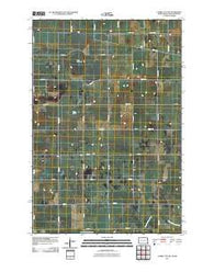 Claire City NW North Dakota Historical topographic map, 1:24000 scale, 7.5 X 7.5 Minute, Year 2011