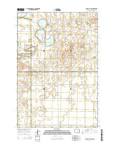 Claire City NW North Dakota Current topographic map, 1:24000 scale, 7.5 X 7.5 Minute, Year 2014