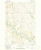 Clark Butte NE North Dakota Historical topographic map, 1:24000 scale, 7.5 X 7.5 Minute, Year 1960