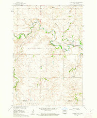 Clark Butte NW North Dakota Historical topographic map, 1:24000 scale, 7.5 X 7.5 Minute, Year 1960