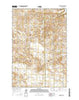 Clark Butte North Dakota Current topographic map, 1:24000 scale, 7.5 X 7.5 Minute, Year 2014