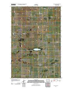 Clear Lake North Dakota Historical topographic map, 1:24000 scale, 7.5 X 7.5 Minute, Year 2011