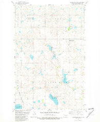 Clearwater Lake North Dakota Historical topographic map, 1:24000 scale, 7.5 X 7.5 Minute, Year 1981