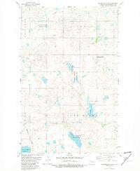 Clearwater Lake North Dakota Historical topographic map, 1:24000 scale, 7.5 X 7.5 Minute, Year 1981