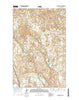 Clearwater Lake North Dakota Current topographic map, 1:24000 scale, 7.5 X 7.5 Minute, Year 2014