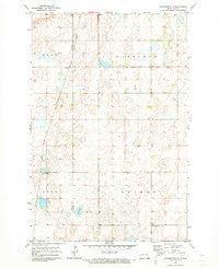 Clementsville North Dakota Historical topographic map, 1:24000 scale, 7.5 X 7.5 Minute, Year 1970