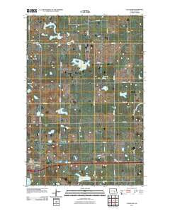 Cleveland North Dakota Historical topographic map, 1:24000 scale, 7.5 X 7.5 Minute, Year 2011