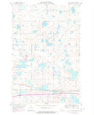 Cleveland NW North Dakota Historical topographic map, 1:24000 scale, 7.5 X 7.5 Minute, Year 1954