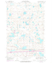 Cleveland NW North Dakota Historical topographic map, 1:24000 scale, 7.5 X 7.5 Minute, Year 1954