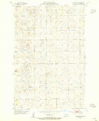 Cleveland SE North Dakota Historical topographic map, 1:24000 scale, 7.5 X 7.5 Minute, Year 1953