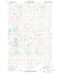 Cleveland SE North Dakota Historical topographic map, 1:24000 scale, 7.5 X 7.5 Minute, Year 1953