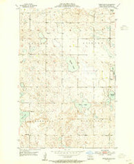 Cleveland SW North Dakota Historical topographic map, 1:24000 scale, 7.5 X 7.5 Minute, Year 1953