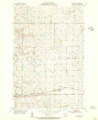 Cleveland North Dakota Historical topographic map, 1:24000 scale, 7.5 X 7.5 Minute, Year 1953