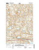 Cleveland NW North Dakota Current topographic map, 1:24000 scale, 7.5 X 7.5 Minute, Year 2014
