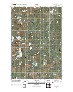 Cleveland SE North Dakota Historical topographic map, 1:24000 scale, 7.5 X 7.5 Minute, Year 2011