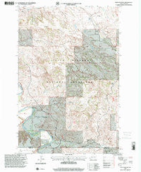 Cliffs Plateau North Dakota Historical topographic map, 1:24000 scale, 7.5 X 7.5 Minute, Year 1997
