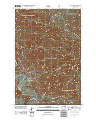 Cliffs Plateau North Dakota Historical topographic map, 1:24000 scale, 7.5 X 7.5 Minute, Year 2011