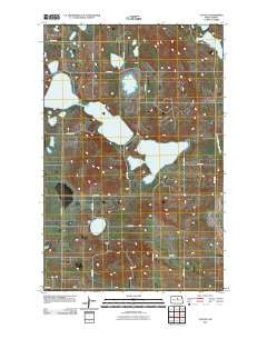 Clifton North Dakota Historical topographic map, 1:24000 scale, 7.5 X 7.5 Minute, Year 2011