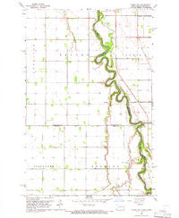 Climax NW North Dakota Historical topographic map, 1:24000 scale, 7.5 X 7.5 Minute, Year 1964