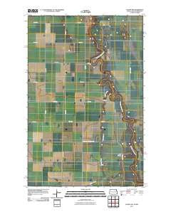 Climax NW North Dakota Historical topographic map, 1:24000 scale, 7.5 X 7.5 Minute, Year 2011