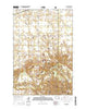 Coburn North Dakota Current topographic map, 1:24000 scale, 7.5 X 7.5 Minute, Year 2014