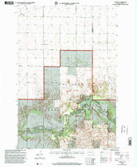 Coburn North Dakota Historical topographic map, 1:24000 scale, 7.5 X 7.5 Minute, Year 1998