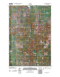 Coffin Buttes North Dakota Historical topographic map, 1:24000 scale, 7.5 X 7.5 Minute, Year 2011