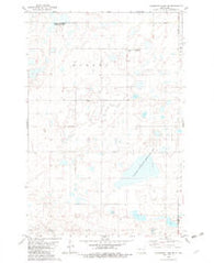 Coldwater Lake NE North Dakota Historical topographic map, 1:24000 scale, 7.5 X 7.5 Minute, Year 1982