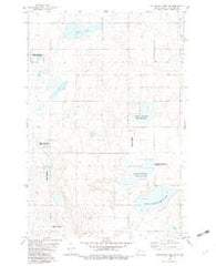 Coldwater Lake NW North Dakota Historical topographic map, 1:24000 scale, 7.5 X 7.5 Minute, Year 1982