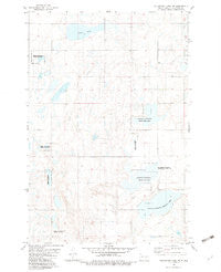 Coldwater Lake NW North Dakota Historical topographic map, 1:24000 scale, 7.5 X 7.5 Minute, Year 1982