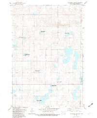Coldwater Lake SW North Dakota Historical topographic map, 1:24000 scale, 7.5 X 7.5 Minute, Year 1982