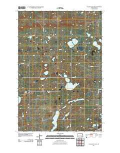 Coldwater Lake North Dakota Historical topographic map, 1:24000 scale, 7.5 X 7.5 Minute, Year 2011