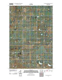 Coldwater Lake NE North Dakota Historical topographic map, 1:24000 scale, 7.5 X 7.5 Minute, Year 2011