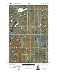 Coldwater Lake NW North Dakota Historical topographic map, 1:24000 scale, 7.5 X 7.5 Minute, Year 2011