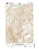 Coldwater Lake NW North Dakota Current topographic map, 1:24000 scale, 7.5 X 7.5 Minute, Year 2014