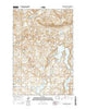 Coldwater Lake SW North Dakota Current topographic map, 1:24000 scale, 7.5 X 7.5 Minute, Year 2014