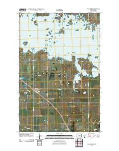 Coleharbor North Dakota Historical topographic map, 1:24000 scale, 7.5 X 7.5 Minute, Year 2011