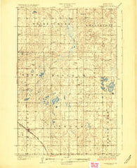 Coleharbor North Dakota Historical topographic map, 1:62500 scale, 15 X 15 Minute, Year 1929