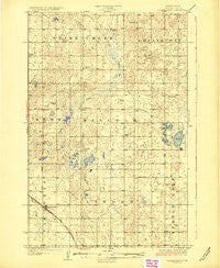 Coleharbor North Dakota Historical topographic map, 1:62500 scale, 15 X 15 Minute, Year 1929
