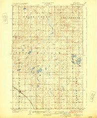 Coleharbor North Dakota Historical topographic map, 1:62500 scale, 15 X 15 Minute, Year 1929