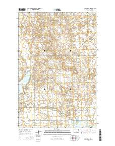 Coleharbor NE North Dakota Current topographic map, 1:24000 scale, 7.5 X 7.5 Minute, Year 2014